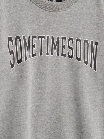 SOMETIME SOON Sweatshirt 'Winters' i grå