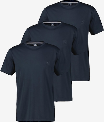 LERROS Shirt 'Basic' in Blau: Vorderseite