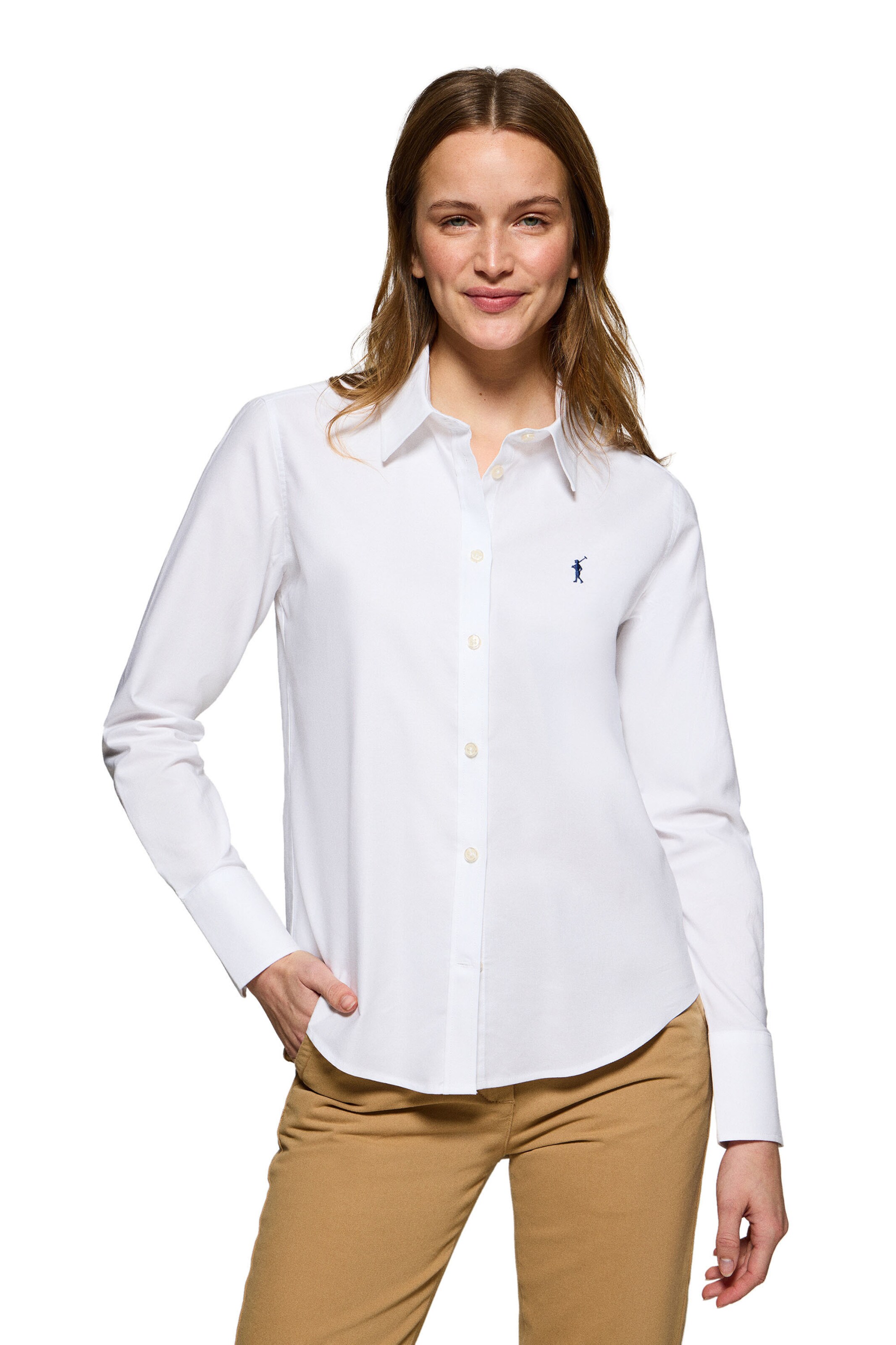 Polo Club Blouse in White: front