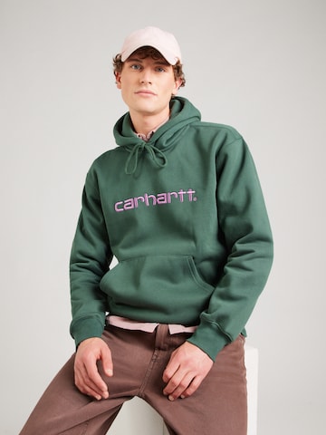 Carhartt WIP - Sweatshirt em verde: frente