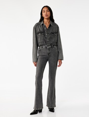 Koton Flared Jeans in Grey: front