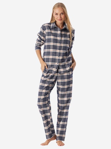 SCHIESSER Pajama ' X-Mas Gifting ' in Beige