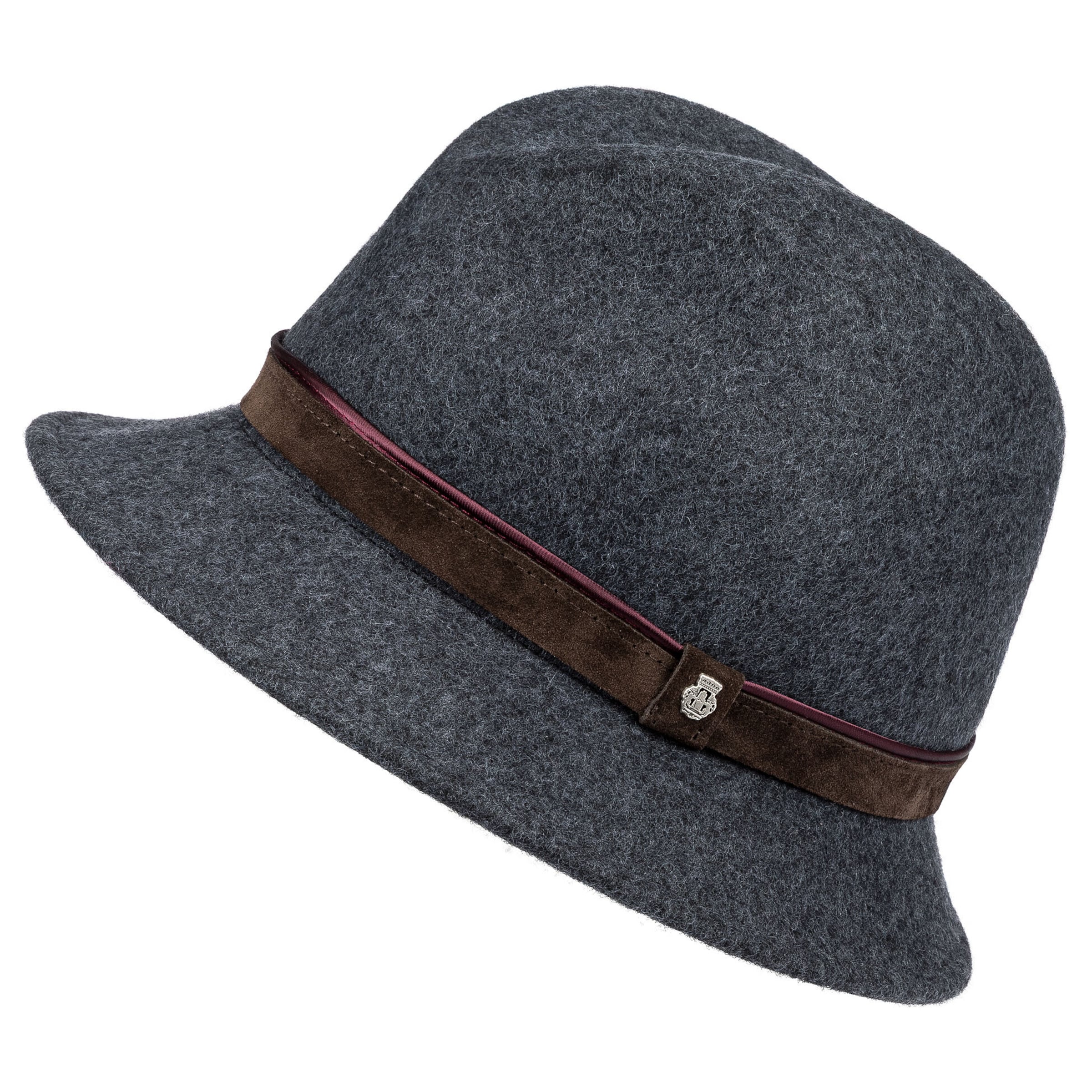 Roeckl Hut 'AVALLON' in Grau: Vorderseite