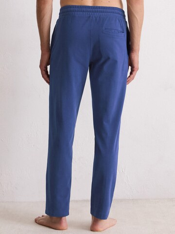 Marc O'Polo Pyjamahose ' Heavy Jersey ' in Blau