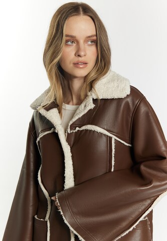 DreiMaster Vintage Winter Coat in Brown