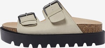 Pull&Bear Pantolette in Weiß: predná strana