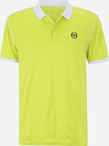 Sergio Tacchini Performance Shirt in Yellow: front