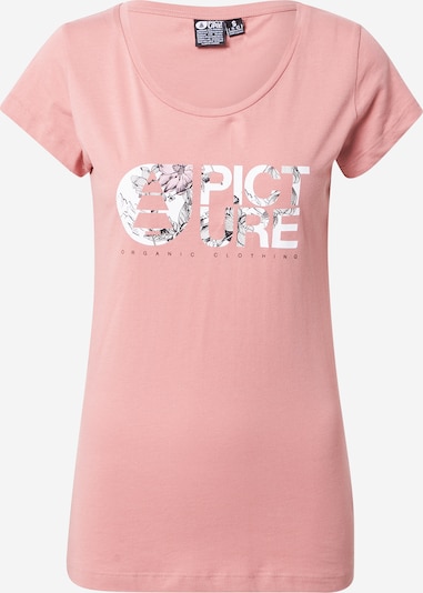 Picture Organic Clothing Tehnička sportska majica 'FALL' u siva / roza / bijela, Pregled proizvoda
