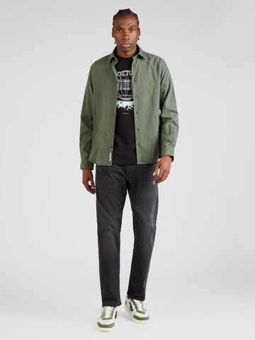 s.Oliver Regular fit Button Up Shirt in Green