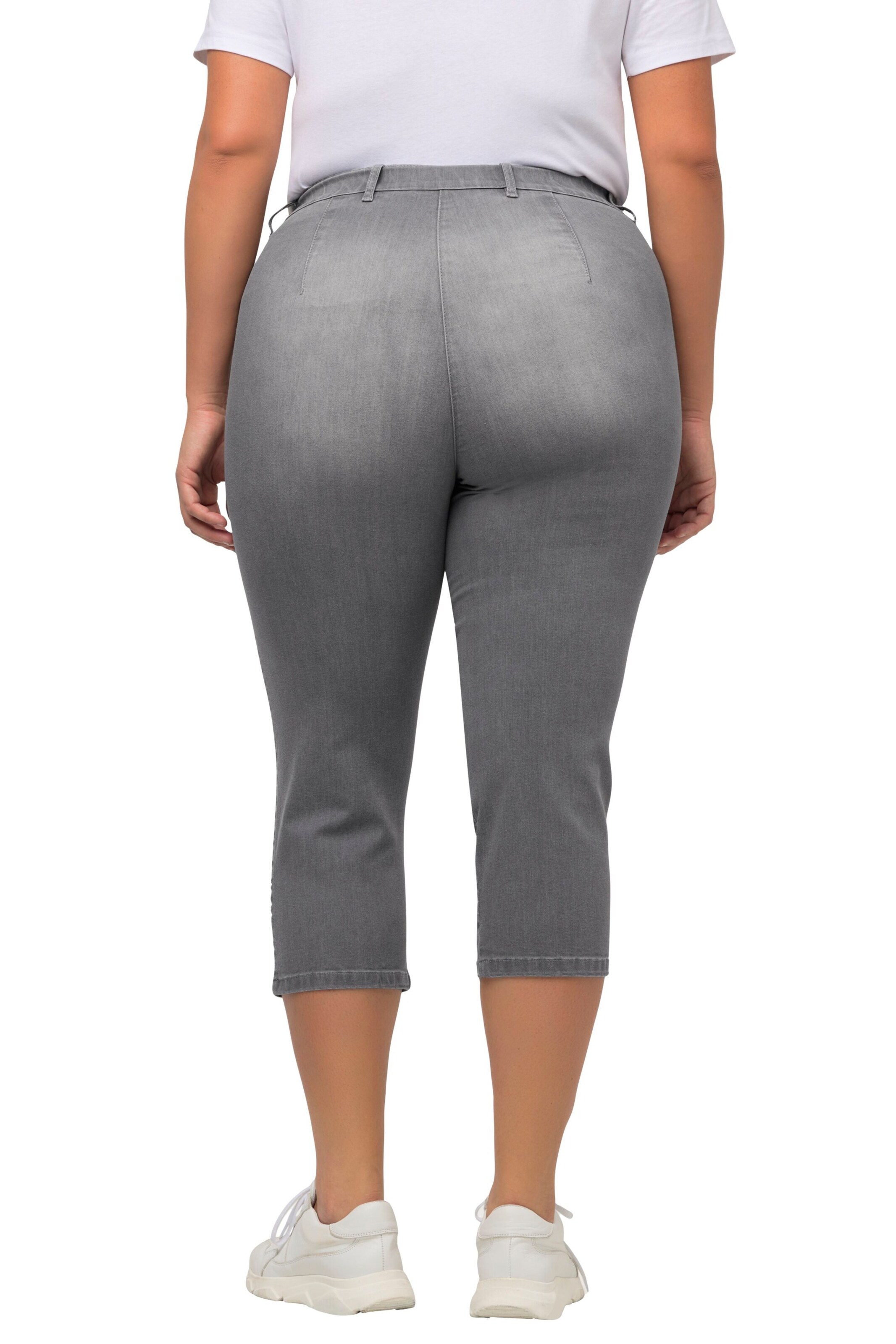 Ulla Popken Slim fit Jeans in Grey