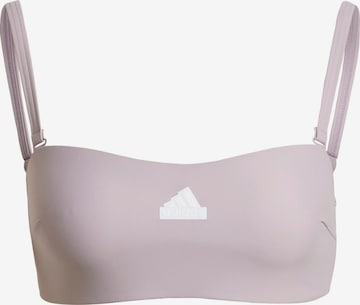 ADIDAS PERFORMANCE Bralette Athletic Bikini Top 'Iconisea' in Purple: front