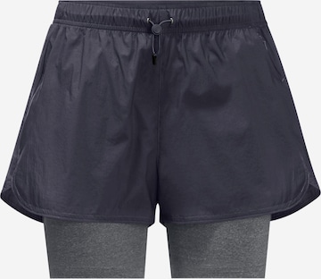 JACK WOLFSKIN Regular Funktionsshorts in Grau: predná strana