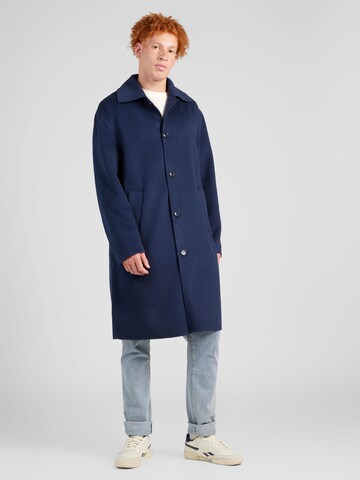 NN07 Ανοιξιάτικο και φθινοπωρινό παλτό 'Franco' σε μπλε: μπροστά