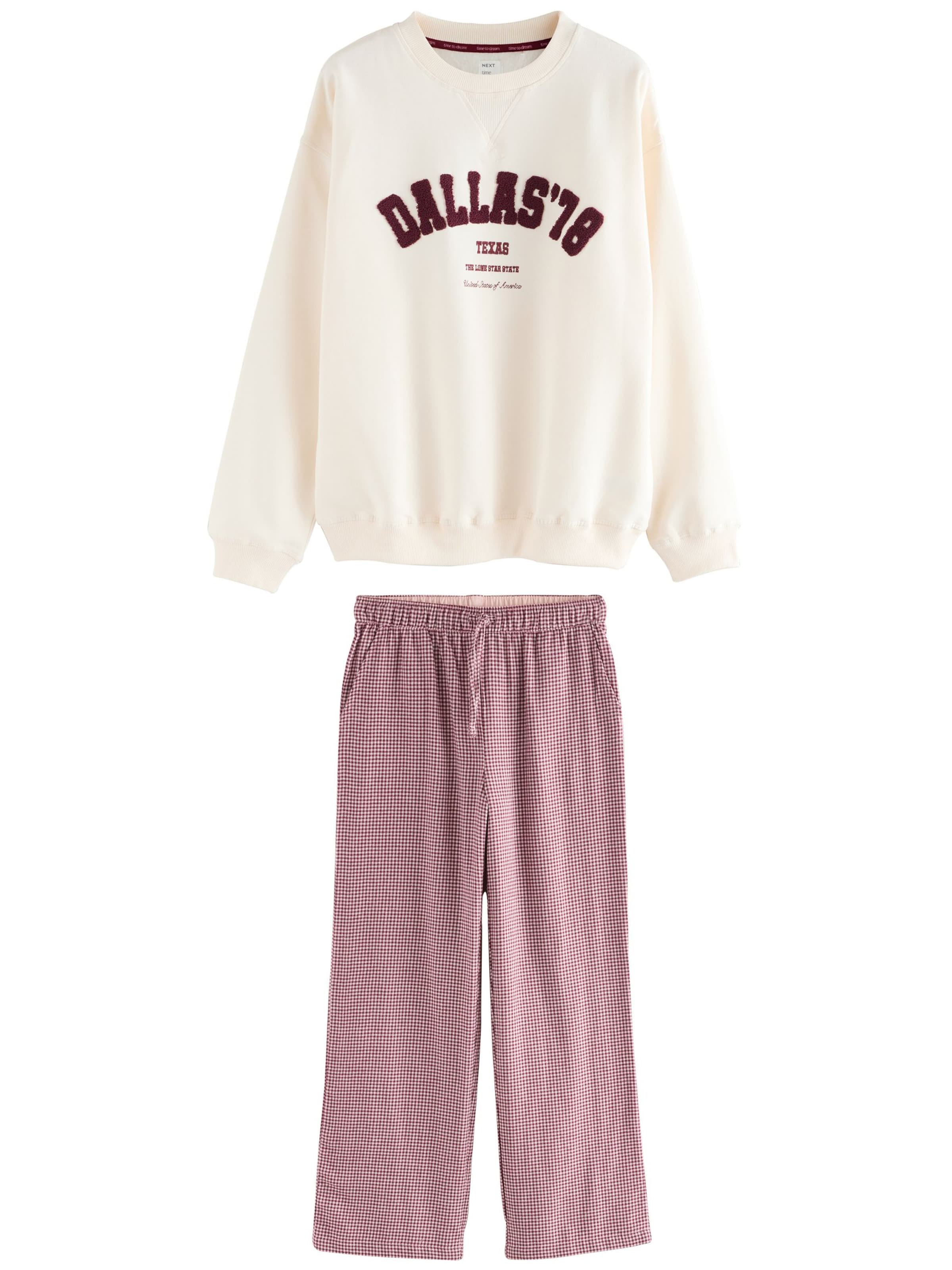 Next Πιτζάμα σε κόκκινο: μπροστά