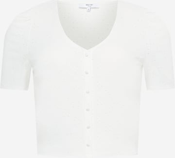 ABOUT YOU Curvy Shirts 'Katharina' i hvid: forside