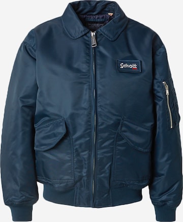 Giacca di mezza stagione 'DANWRS' di Schott NYC in blu: frontale