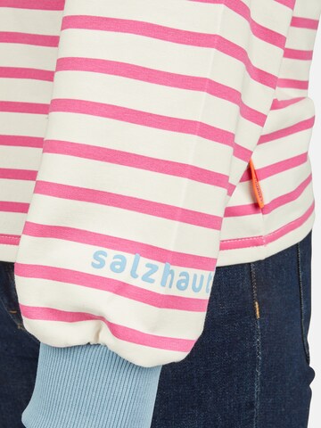salzhaut Sweatshirt 'Unsebulk' in Wit