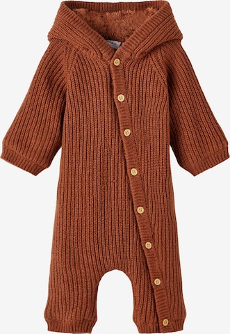 NAME IT Dungarees 'Neja' in Brown: front