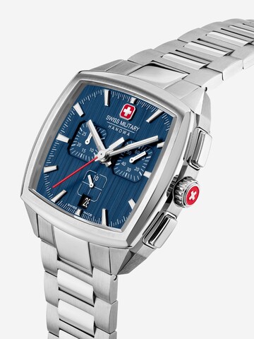 SWISS MILITARY HANOWA Analoog horloge 'Starlight' in Zilver
