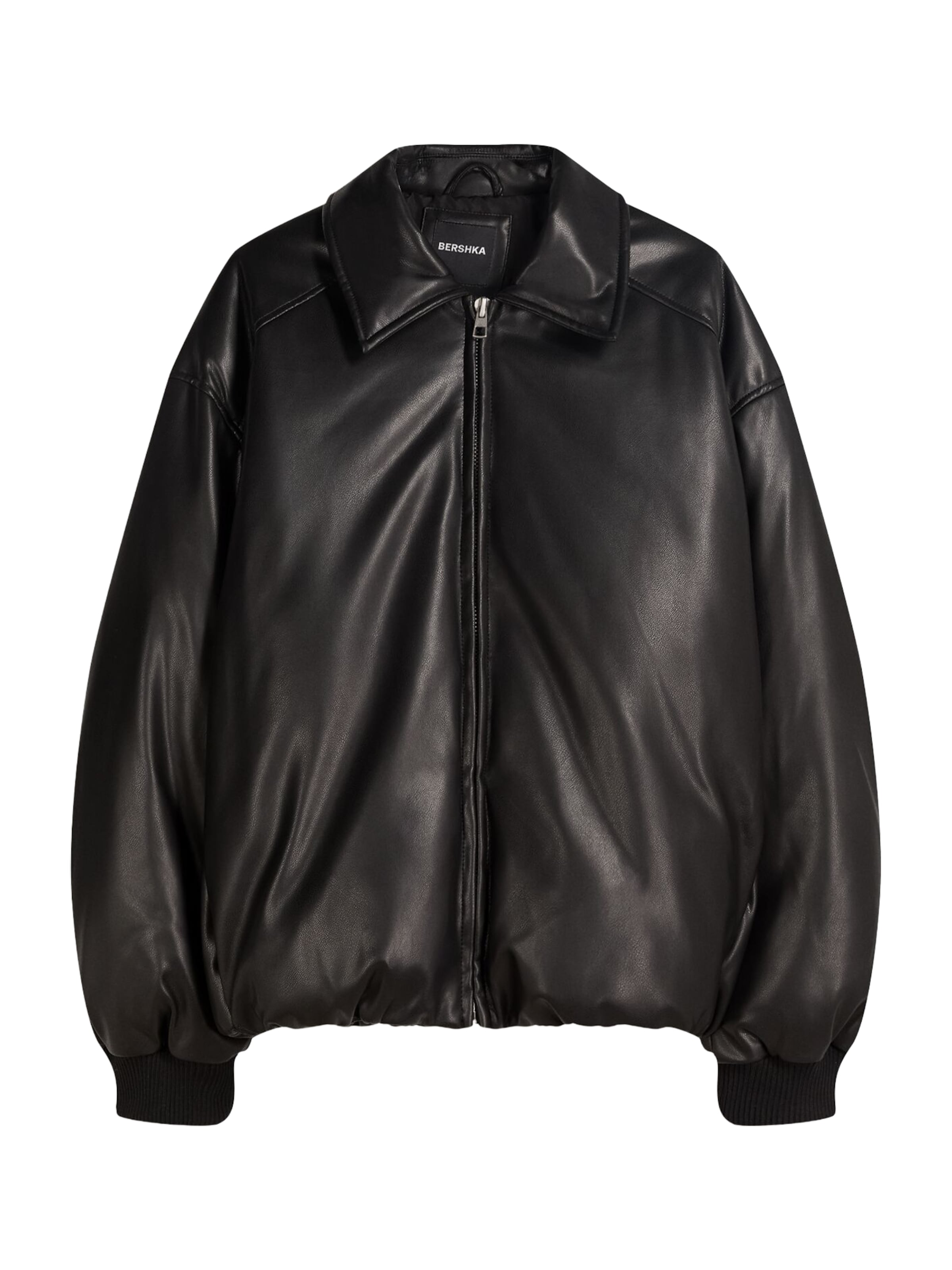 Bershka Преходно яке в черно: отпред