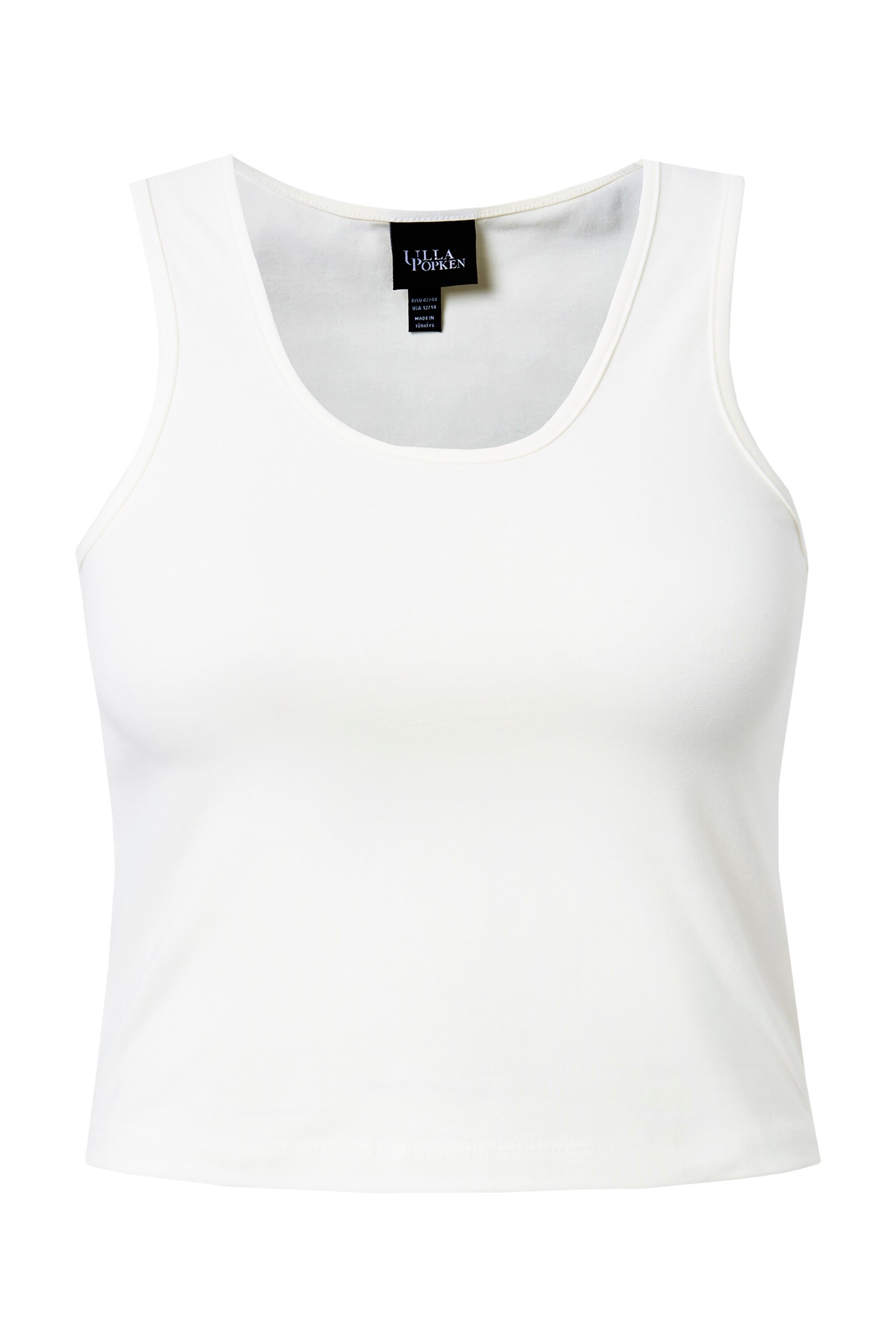 Ulla Popken Top in Weiß: Vorderseite