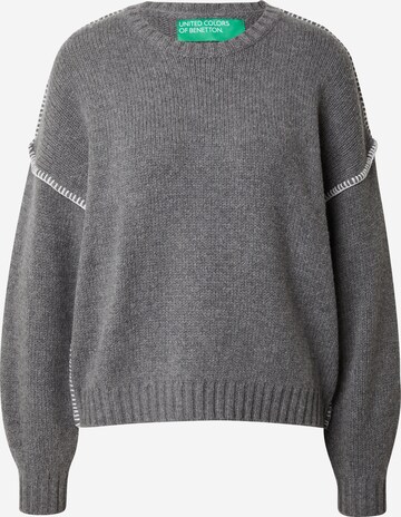 UNITED COLORS OF BENETTON Pullover in Grau: predná strana