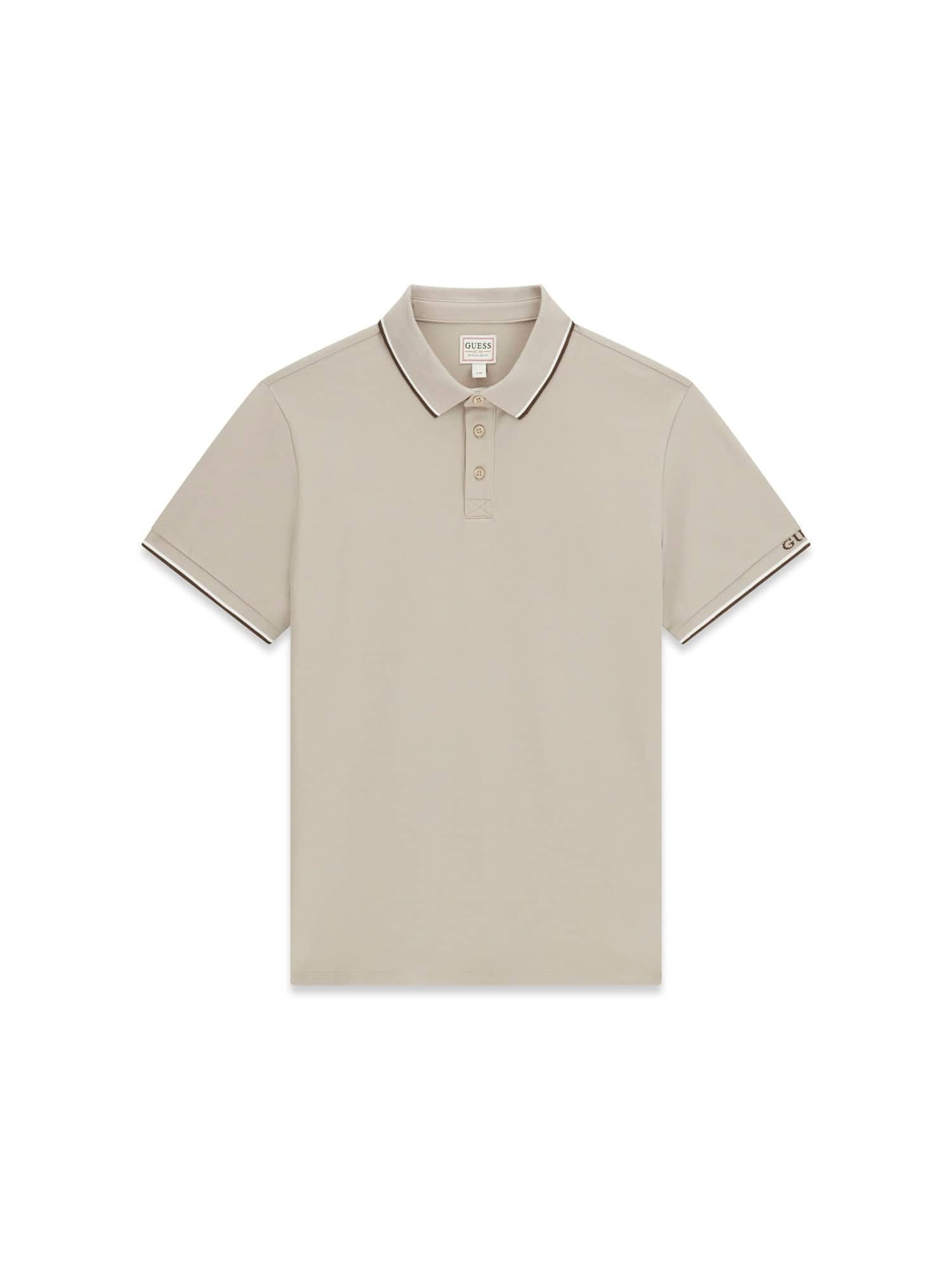 GUESS Poloshirt in Beige: Vorderseite