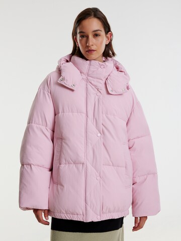 EDITED Winter Jacket 'Marlin' in Pink: front