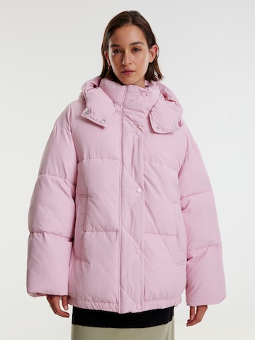 EDITED Χειμερινό μπουφάν 'Marlin' σε ροζ: μπροστά
