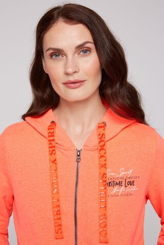 Soccx Sweatjacke in Orange