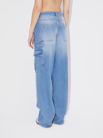 Loosefit Jeans cargo 'Mirell Tall' LeGer by Lena Gercke en bleu