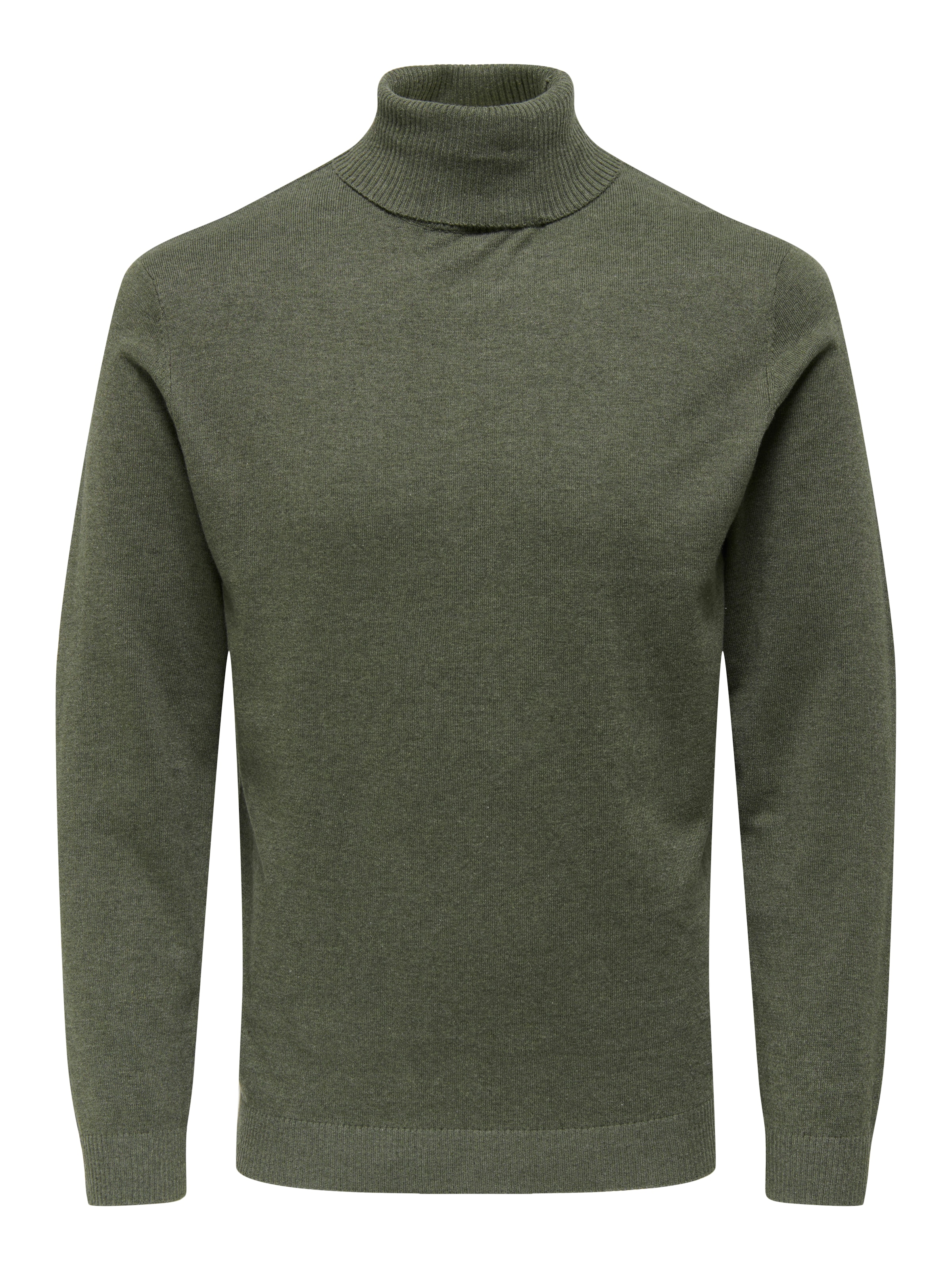 Only & Sons Kampsun 'ONSLOUI', värv roheline: eest vaates