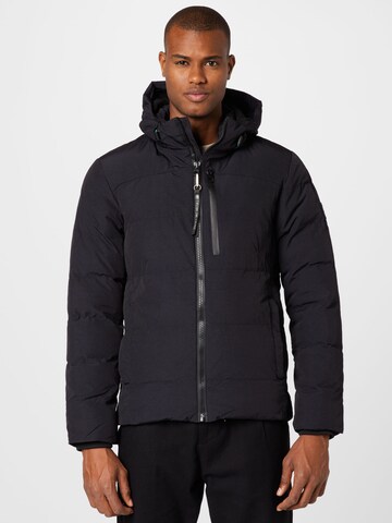 Petrol Industries Between-season jacket in Black: front