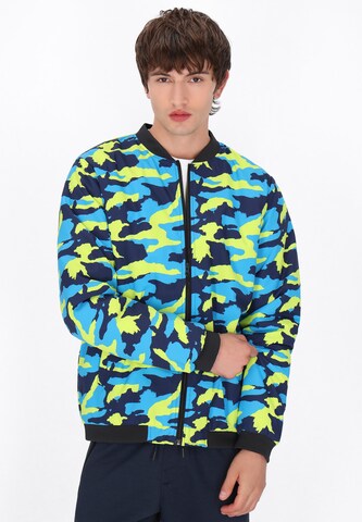 Mo ATHLSR Tussenjas in Blauw: voorkant