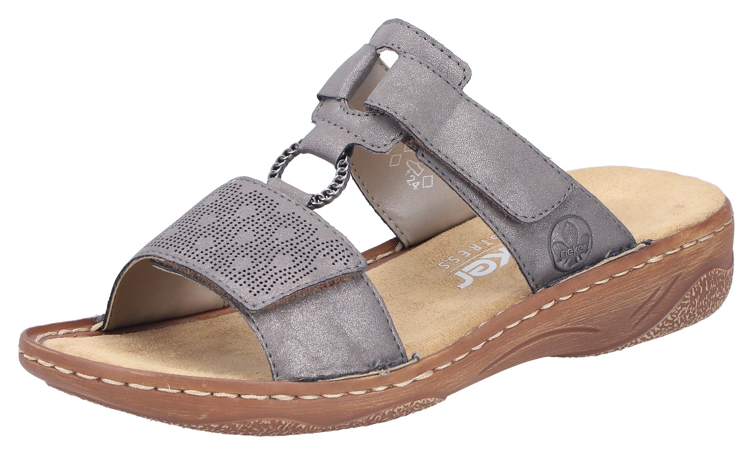 Mule Rieker en gris : devant