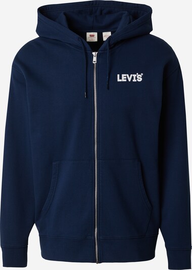 LEVI'S ® Кофта на молнии в Синий / Светло-коричневый / Белый, О�бзор товара