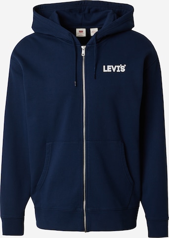 LEVI'S ® Zip-Up Hoodie in Blue: front