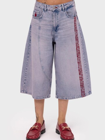 IT'S BASIC Loosefit Jeans 'BERMUDA DENIM SHORT'‌‌‌‌‌‌ in Blau