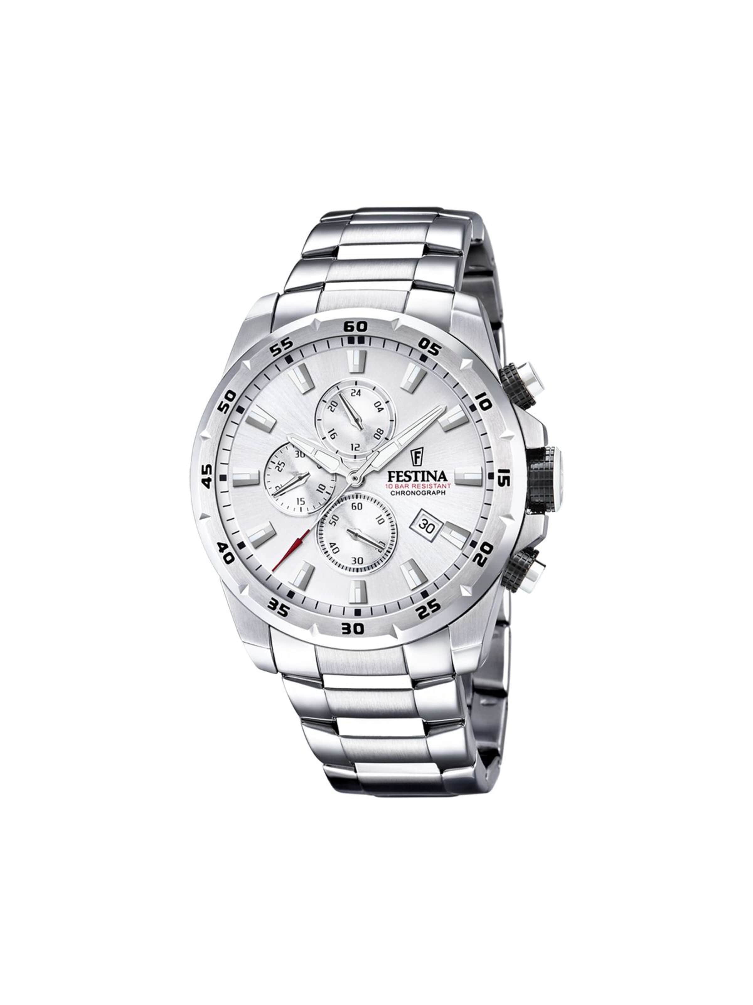 FESTINA Analoguhr 'CHRONO SPORT'‌‌ in Silber: Vorderseite