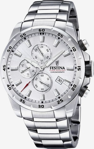 FESTINA Analoguhr 'CHRONO SPORT' in Silber: Vorderseite