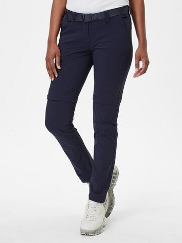 Maier Sports Regular Outdoorbroek 'Inara' in Blauw: voorkant