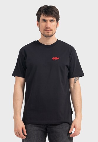 Oldskull T-Shirt 'Wrldvibe Tentacle Spectacle' in Schwarz: Vorderseite