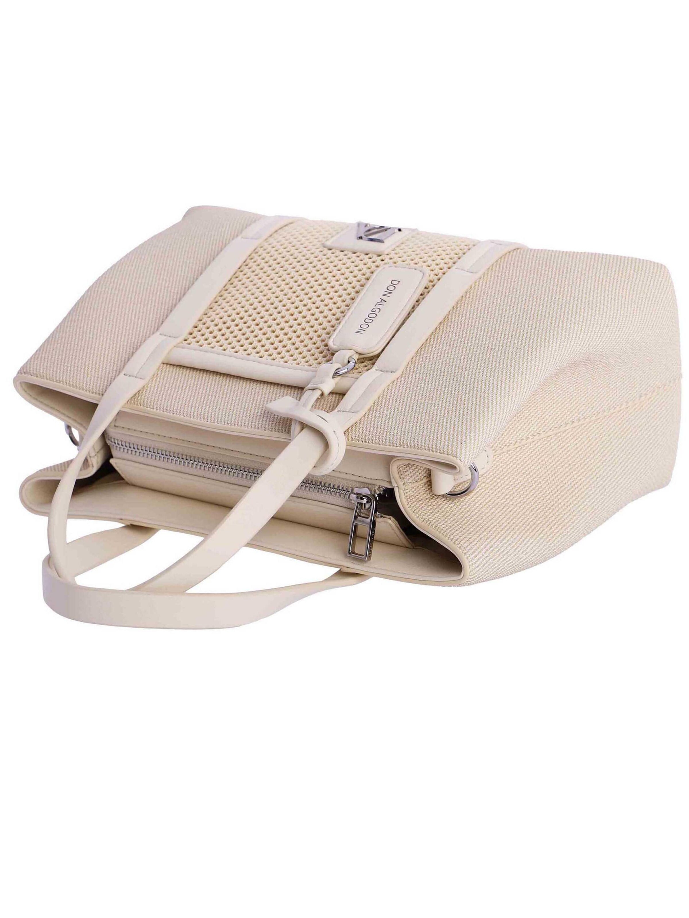 Don Algodon - Bolso de mano 'Cala' en blanco