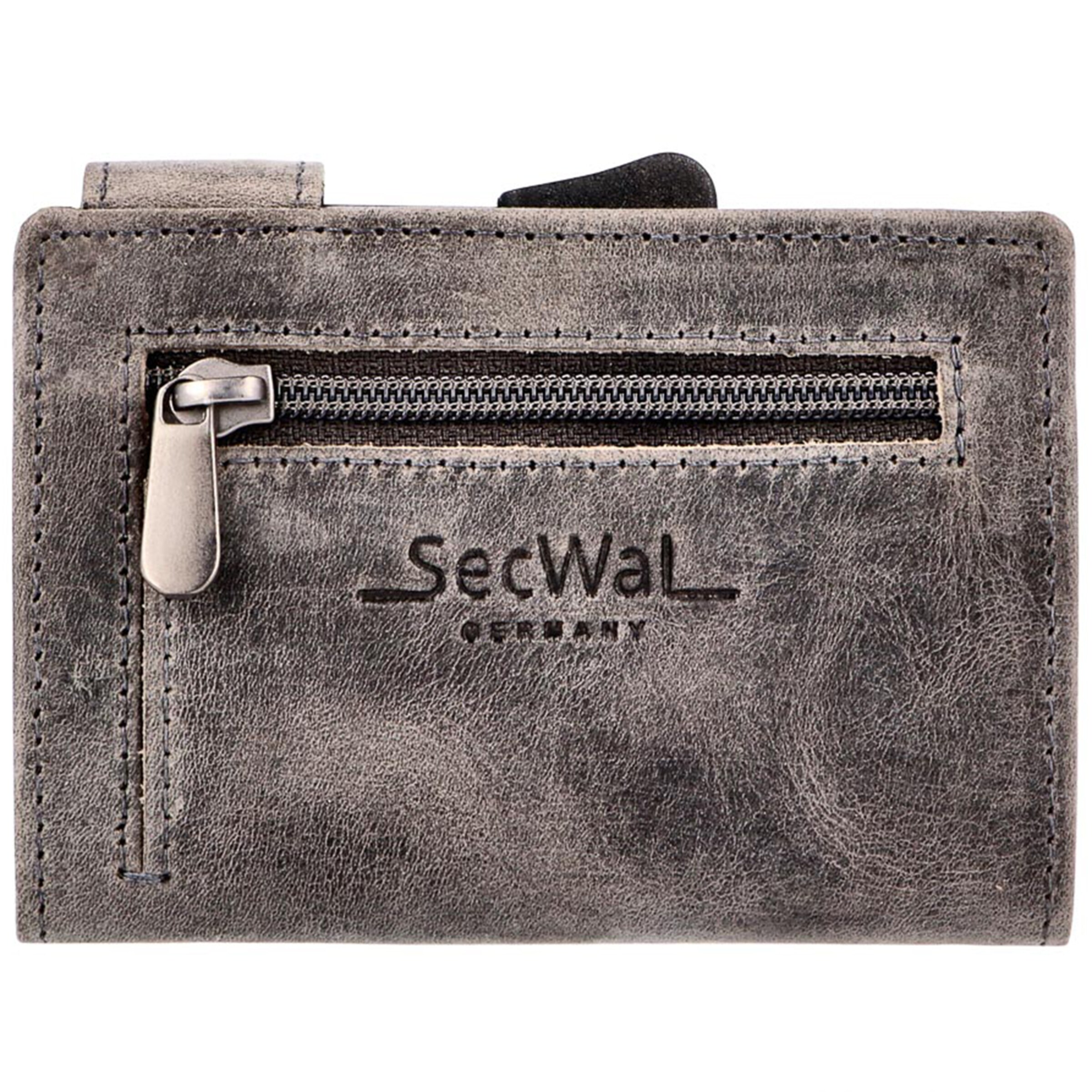 SecWal Wallet in Grey: front