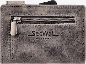 SecWal Wallet in Grey: front