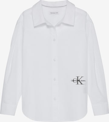 Calvin Klein Jeans Blouse in White: front