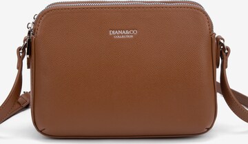 Borsa a tracolla di Diana&Co. in marrone: frontale
