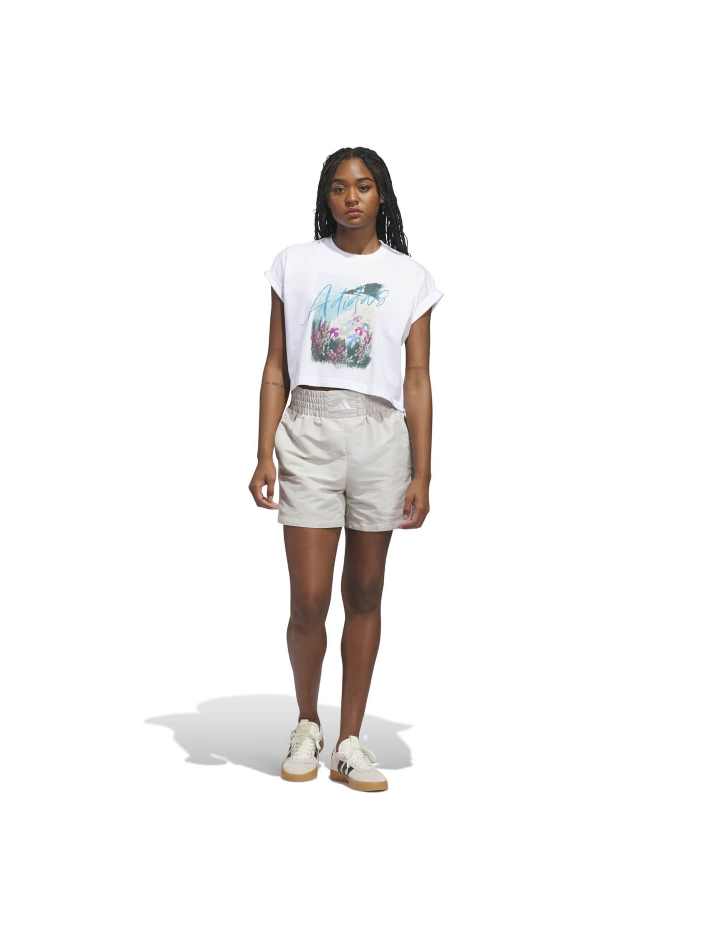 ADIDAS SPORTSWEAR Λειτουργικό μπλουζάκι 'Summer Romance' σε λευκό