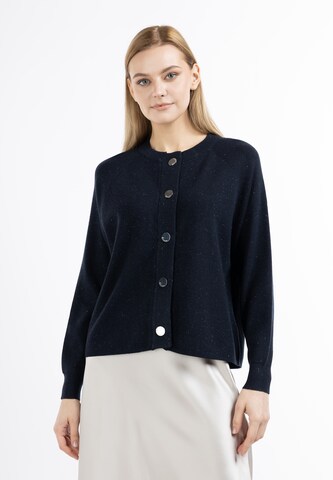 DreiMaster Klassik Knit Cardigan 'Markani' in Blue: front