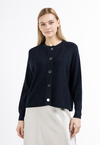 Cardigan 'Markani' DreiMaster Klassik en bleu : devant